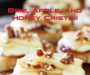 Brie Apple and Honey Cristini