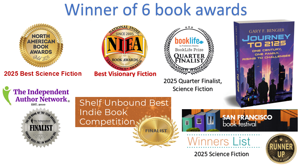 Challenges Book Awards-Winner of 6 Book Awards